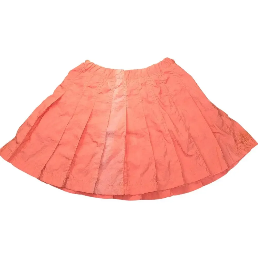 Vintage Y2k Nike Pleated Tennis Skirt Orange Size M (10-12)